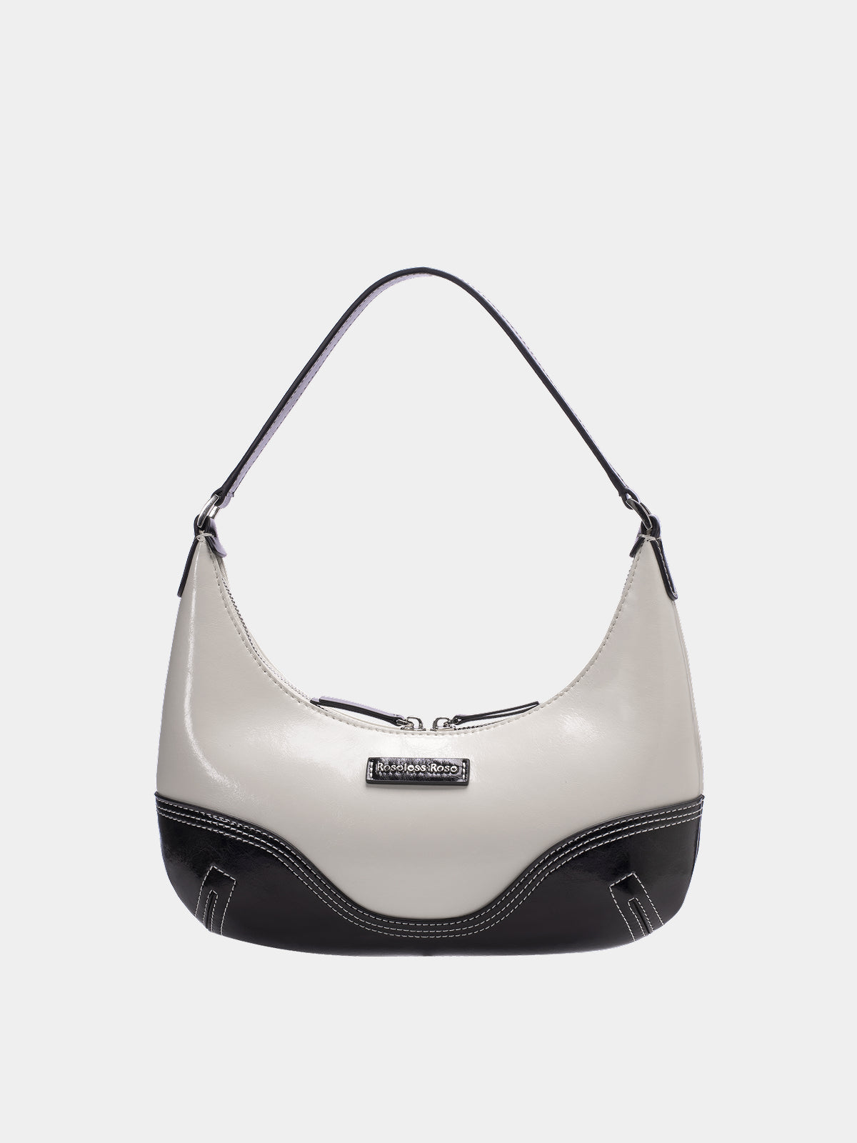 Retro half-moon bag - underarm bag
