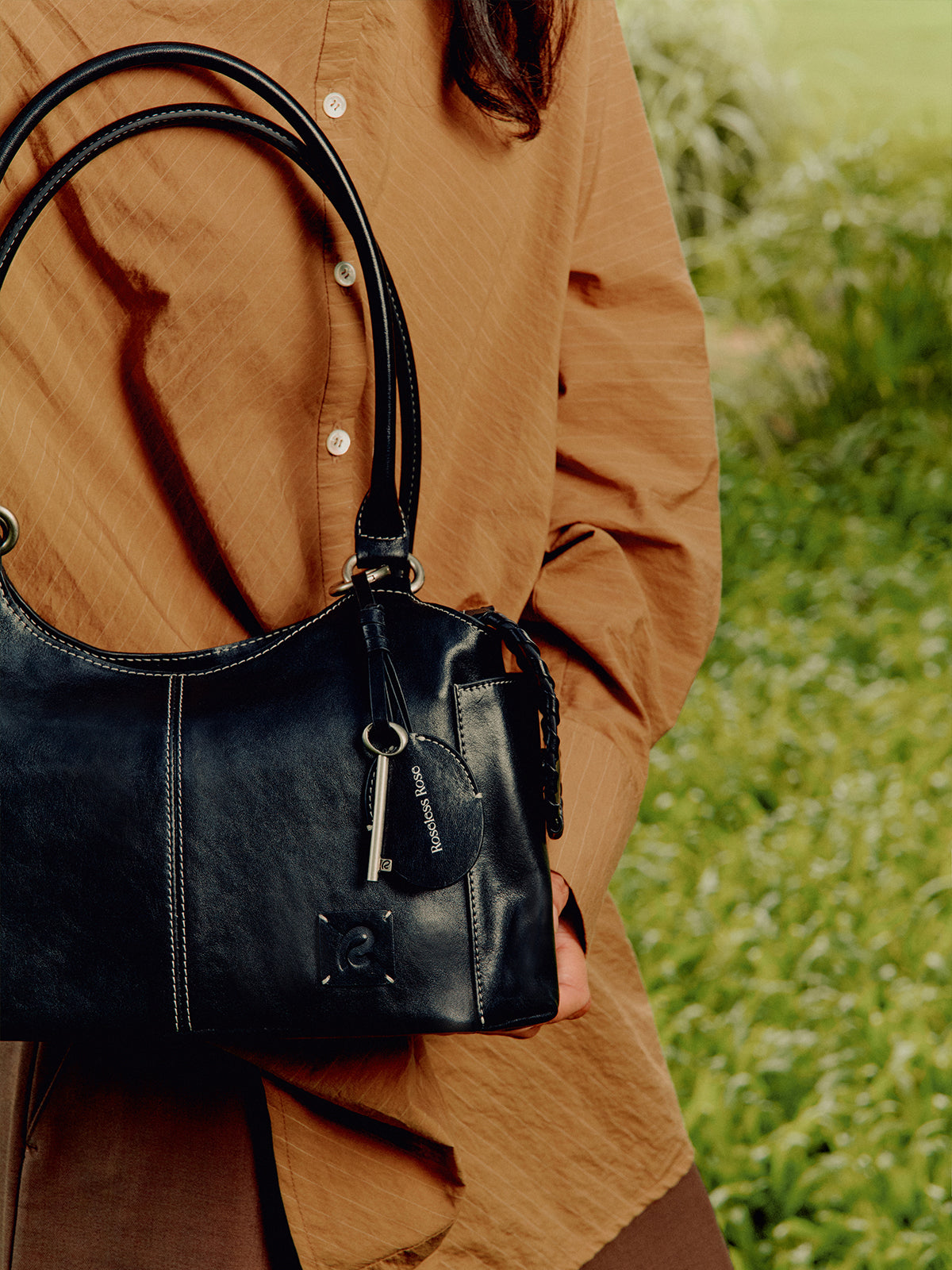 Top-Grain Vegetable-Tanned Alligator-Woven (Tote Bag)