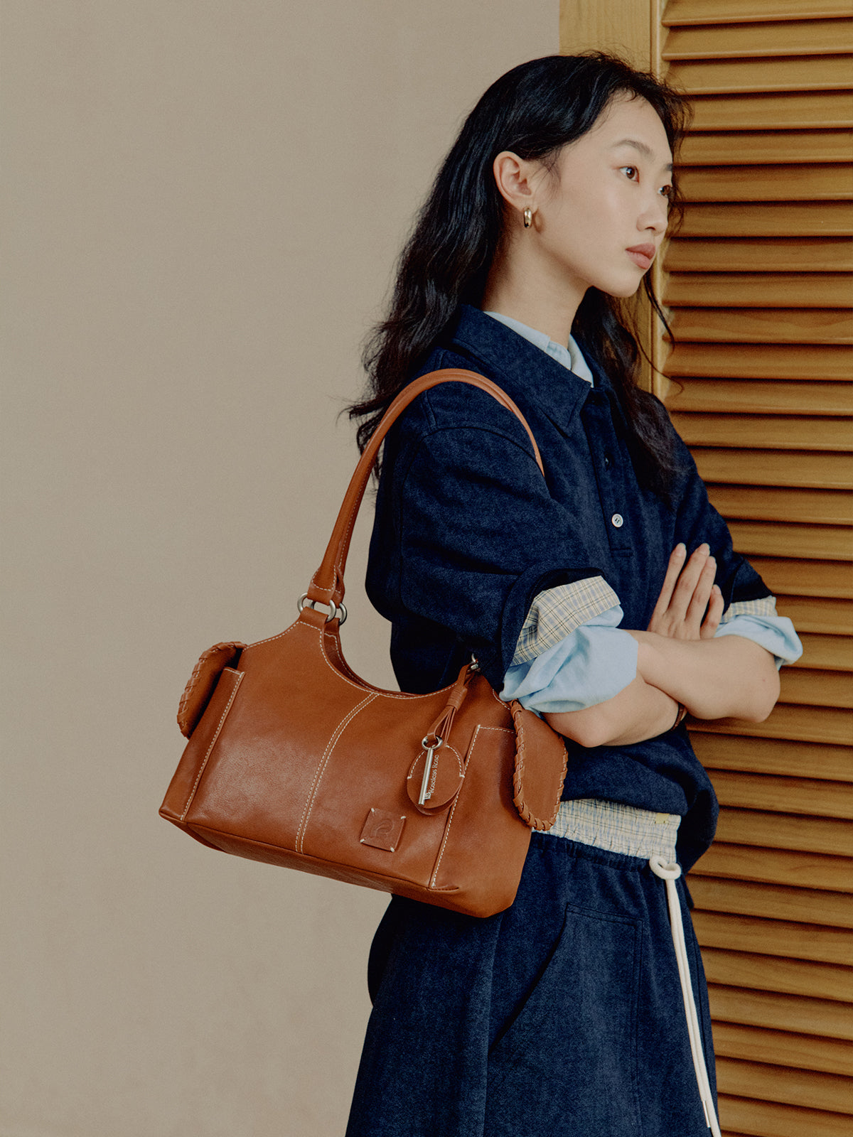 Top-Grain Vegetable-Tanned Alligator-Woven (Tote Bag)
