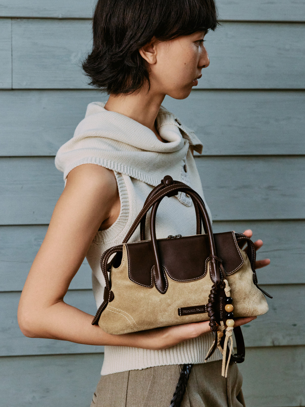 Echo Series Boston Bag (Small) - Vegetable-tanned leather