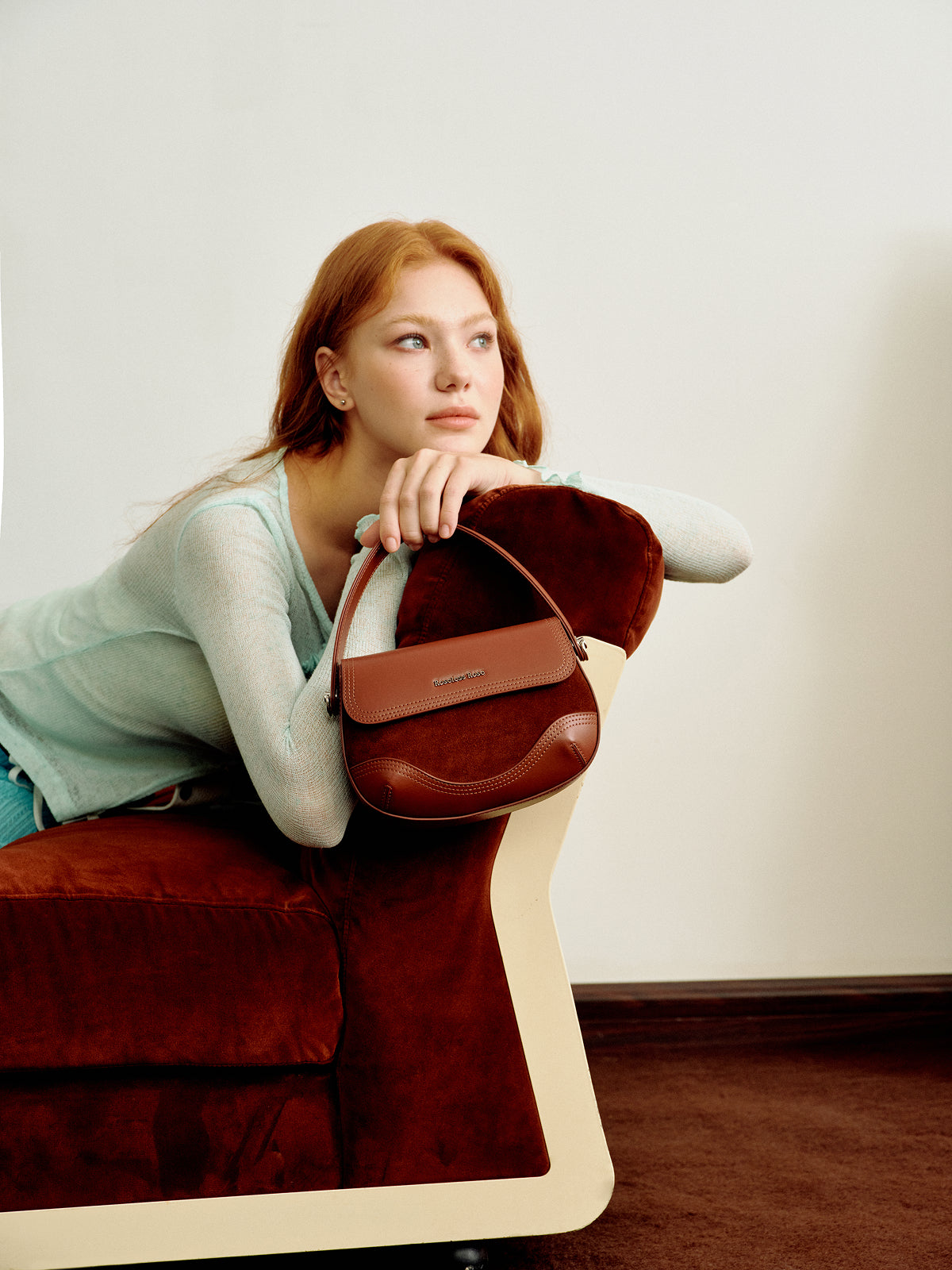 Retro crossbody saddle bag