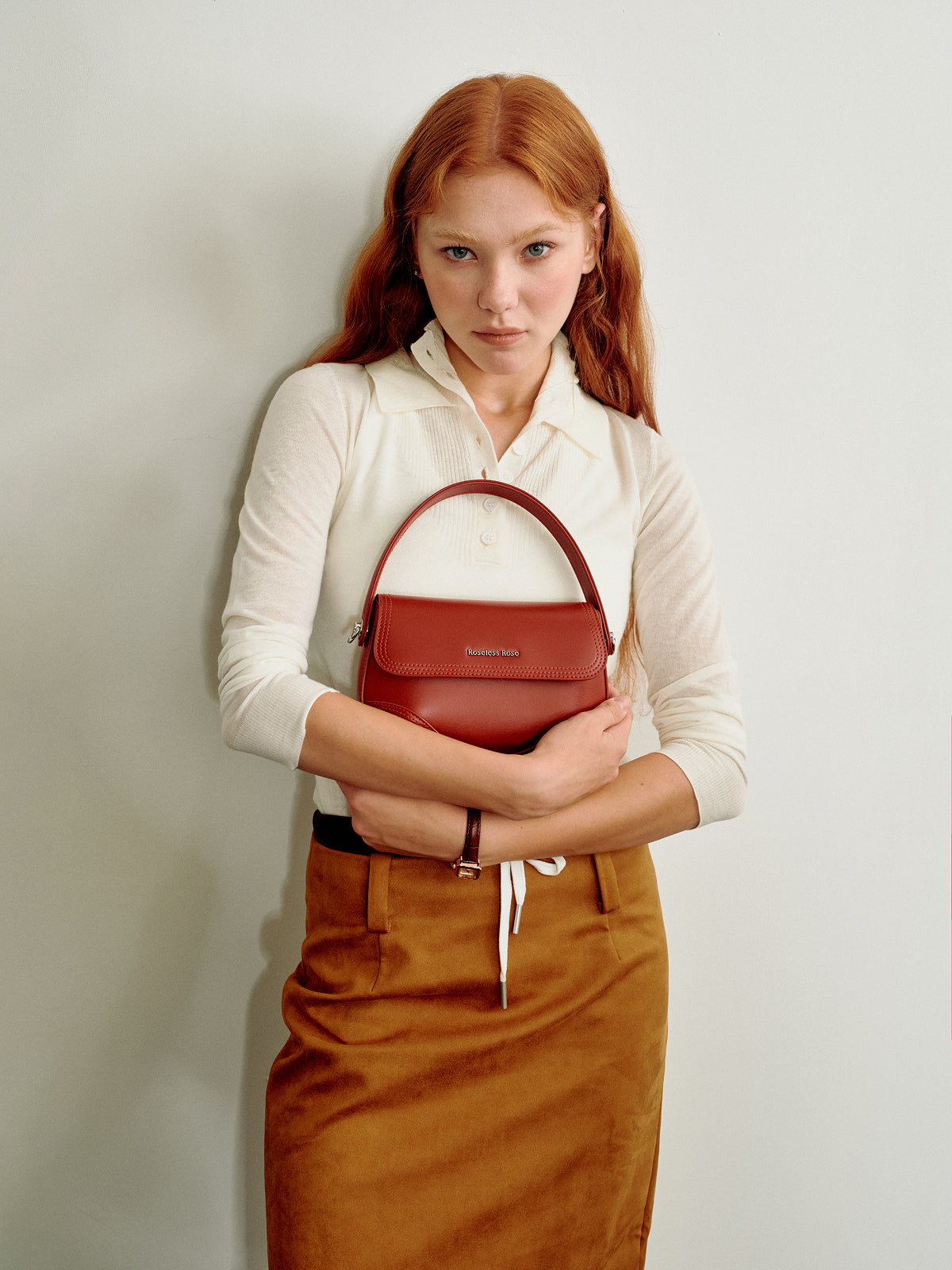 Retro crossbody saddle bag