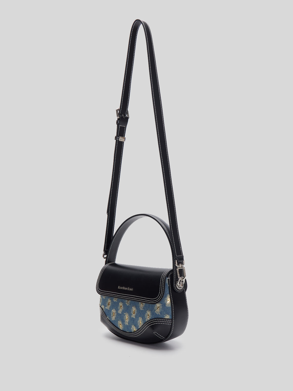 Retro crossbody saddle bag