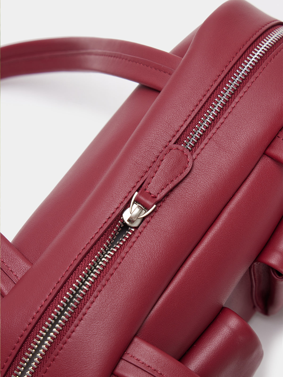 Large Double Pocket Boston Bag