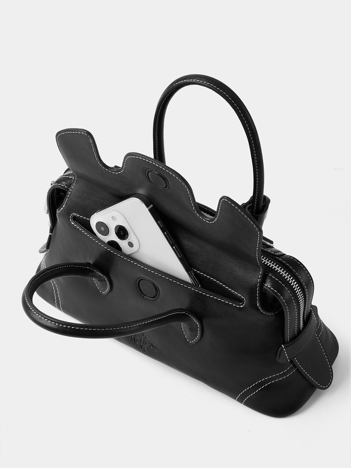 Echo Series Boston Bag (Small) - Vegetable-tanned leather