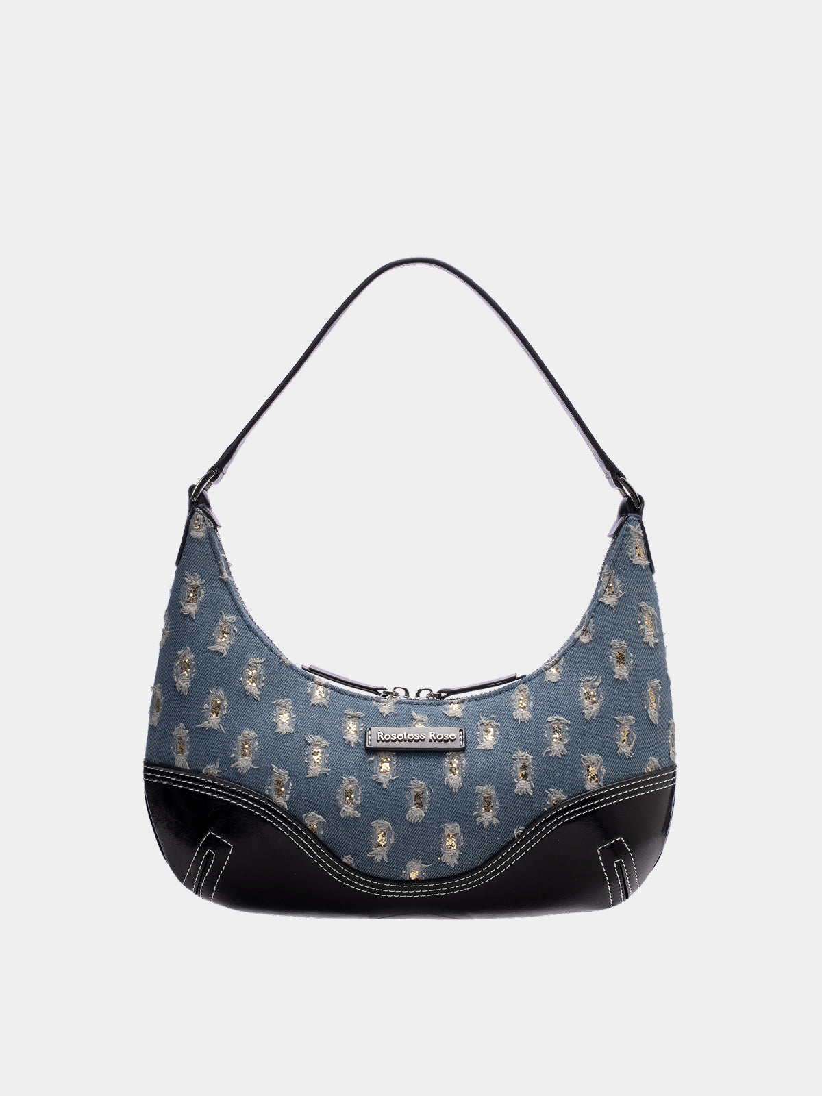 Retro half-moon bag - underarm bag