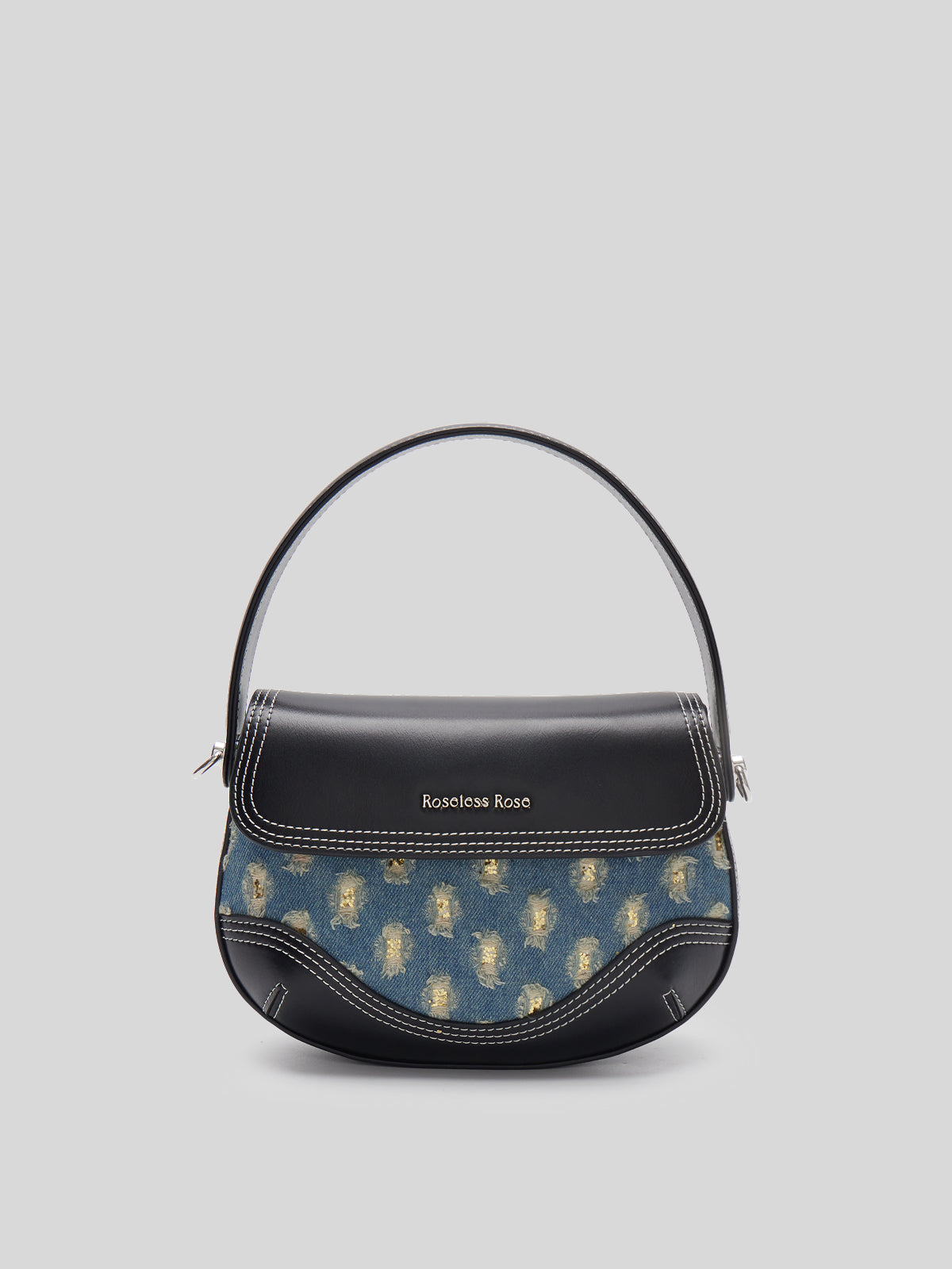 Retro crossbody saddle bag