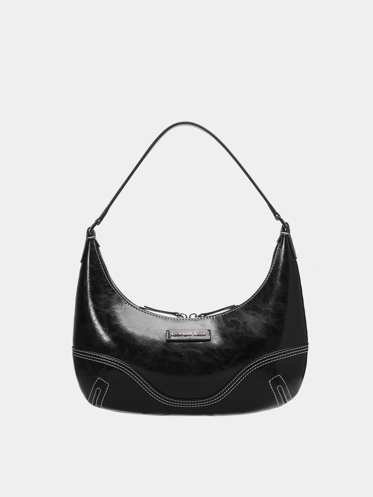 Retro half-moon bag - underarm bag