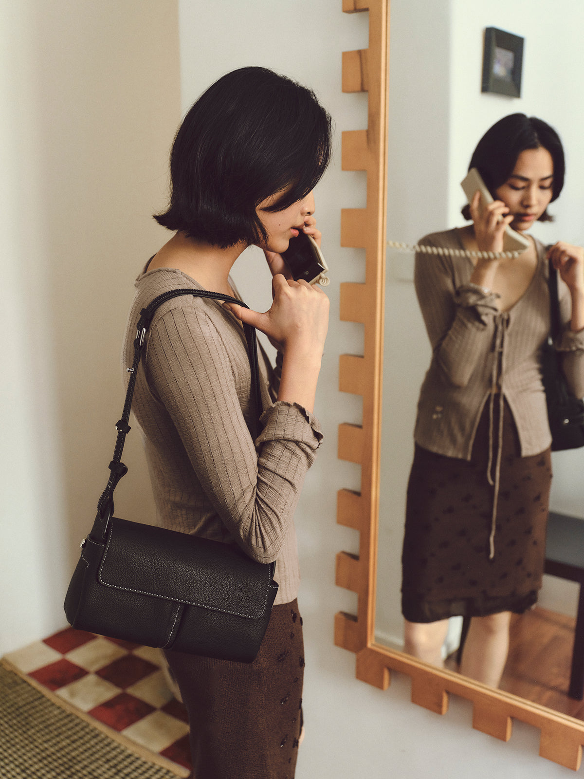 Filin Bag – Commuter Shoulder Bag (Cowhide)