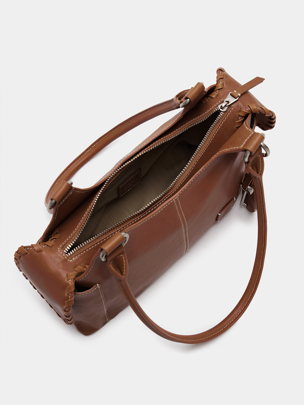 Top-Grain Vegetable-Tanned Alligator-Woven (Tote Bag)