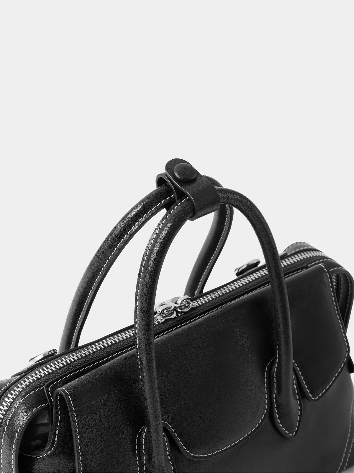 Echo Series Boston Bag (Small) - Vegetable-tanned leather