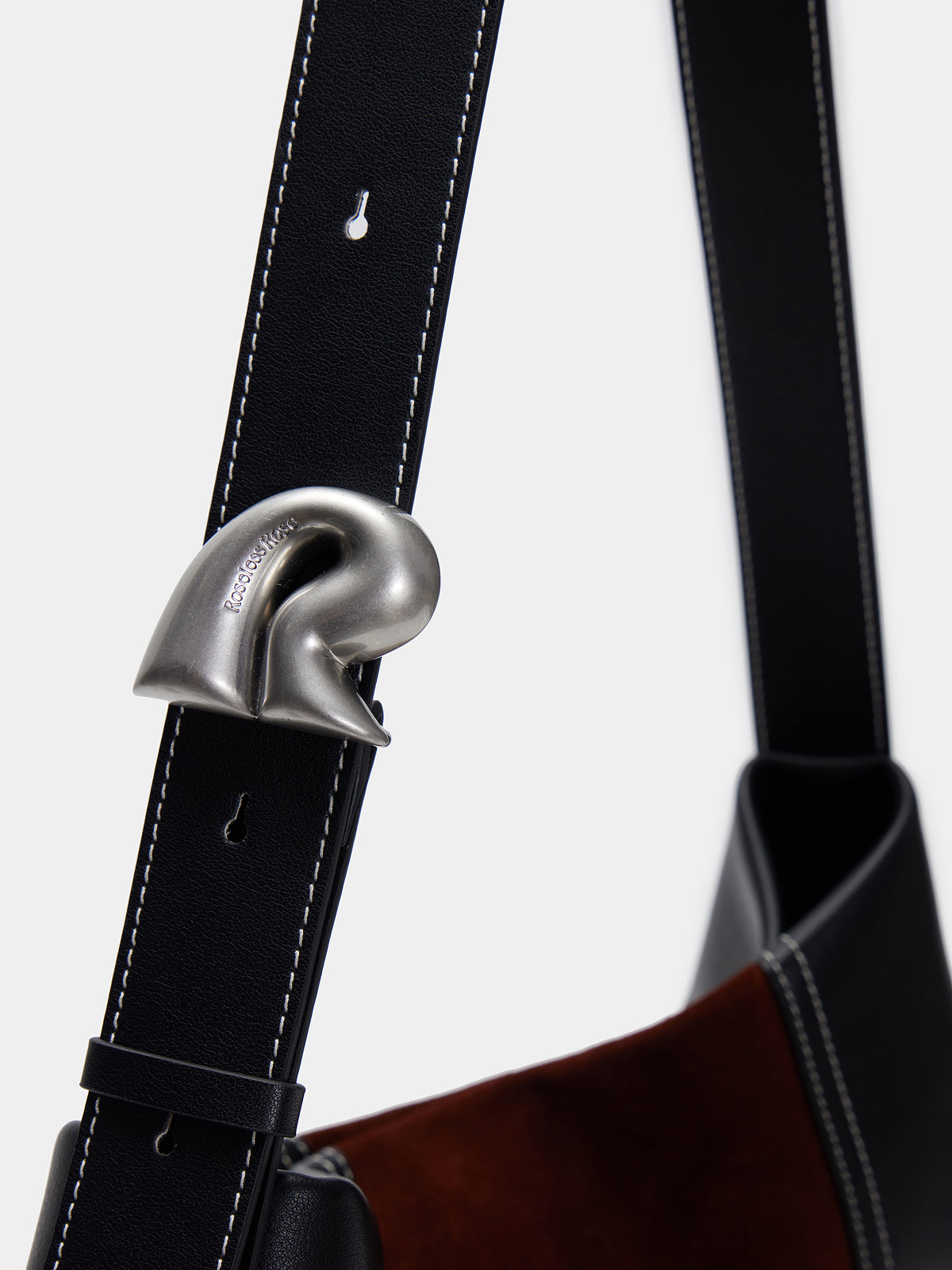 Large capacity patchwork commuter underarm bag