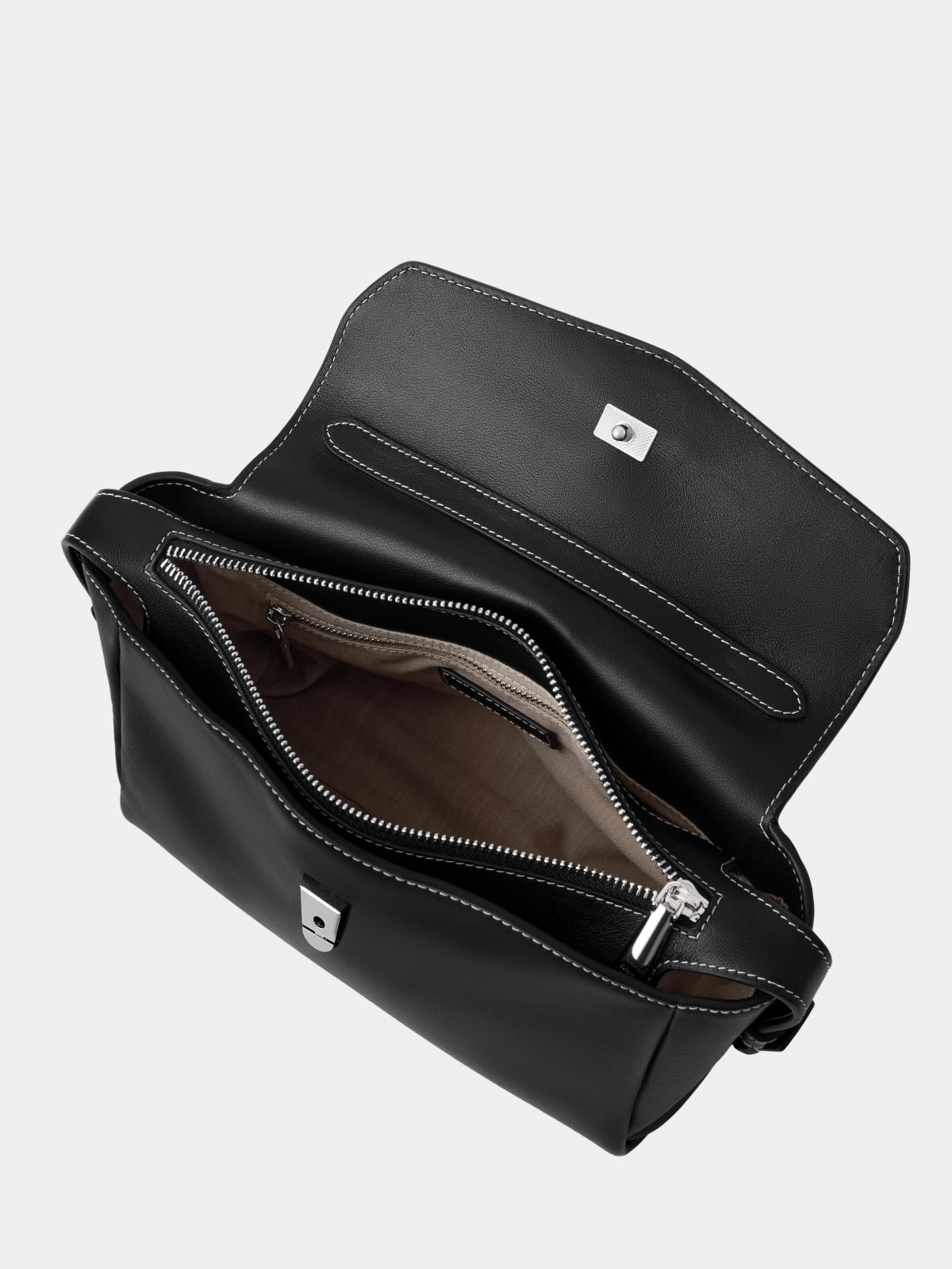 Hite bag, crossbody/shoulder style, commuter style (cowhide leather)