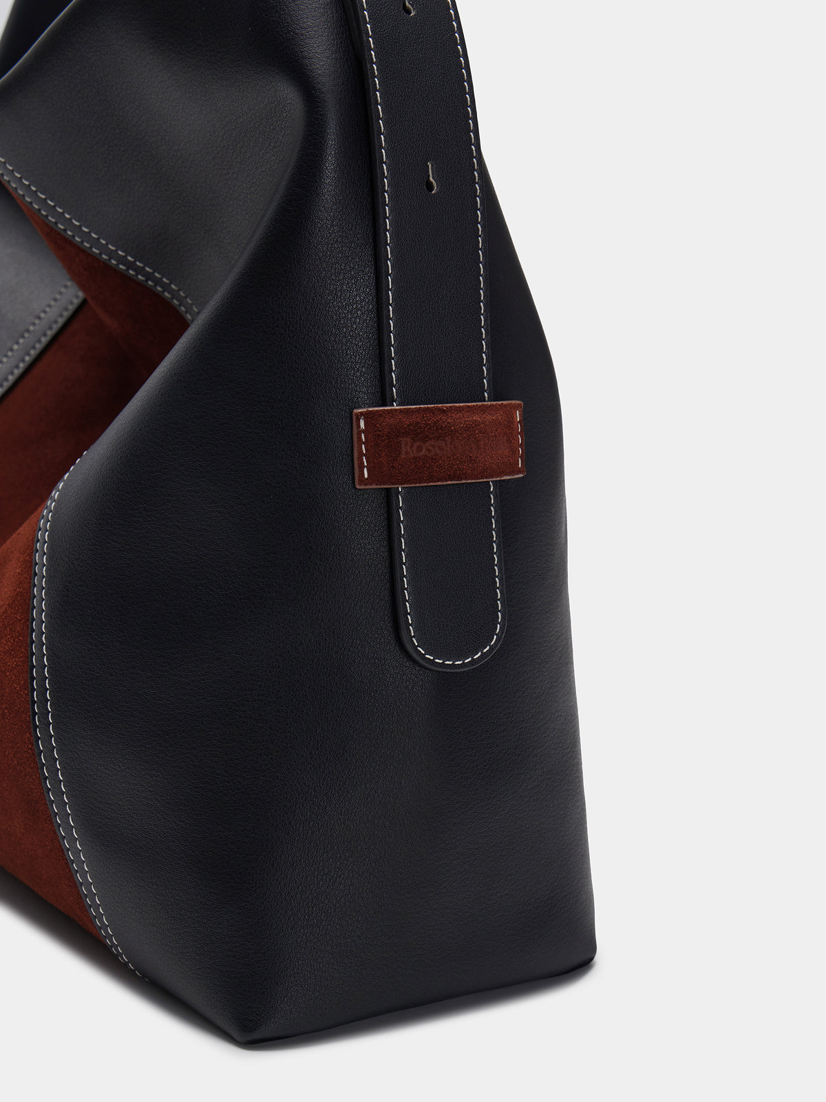 Large capacity patchwork commuter underarm bag