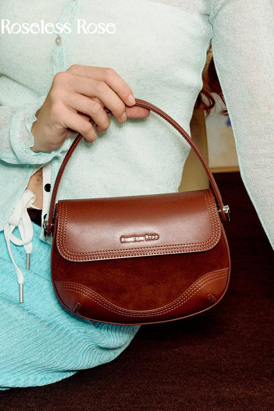 RoRo Shoulder Bag HandBag - Chocolate Brown