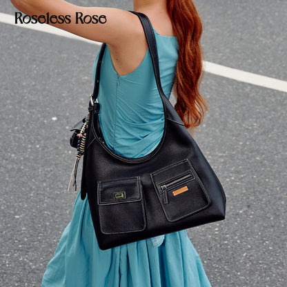 Roseless Buzz Hobo Bag - Denim