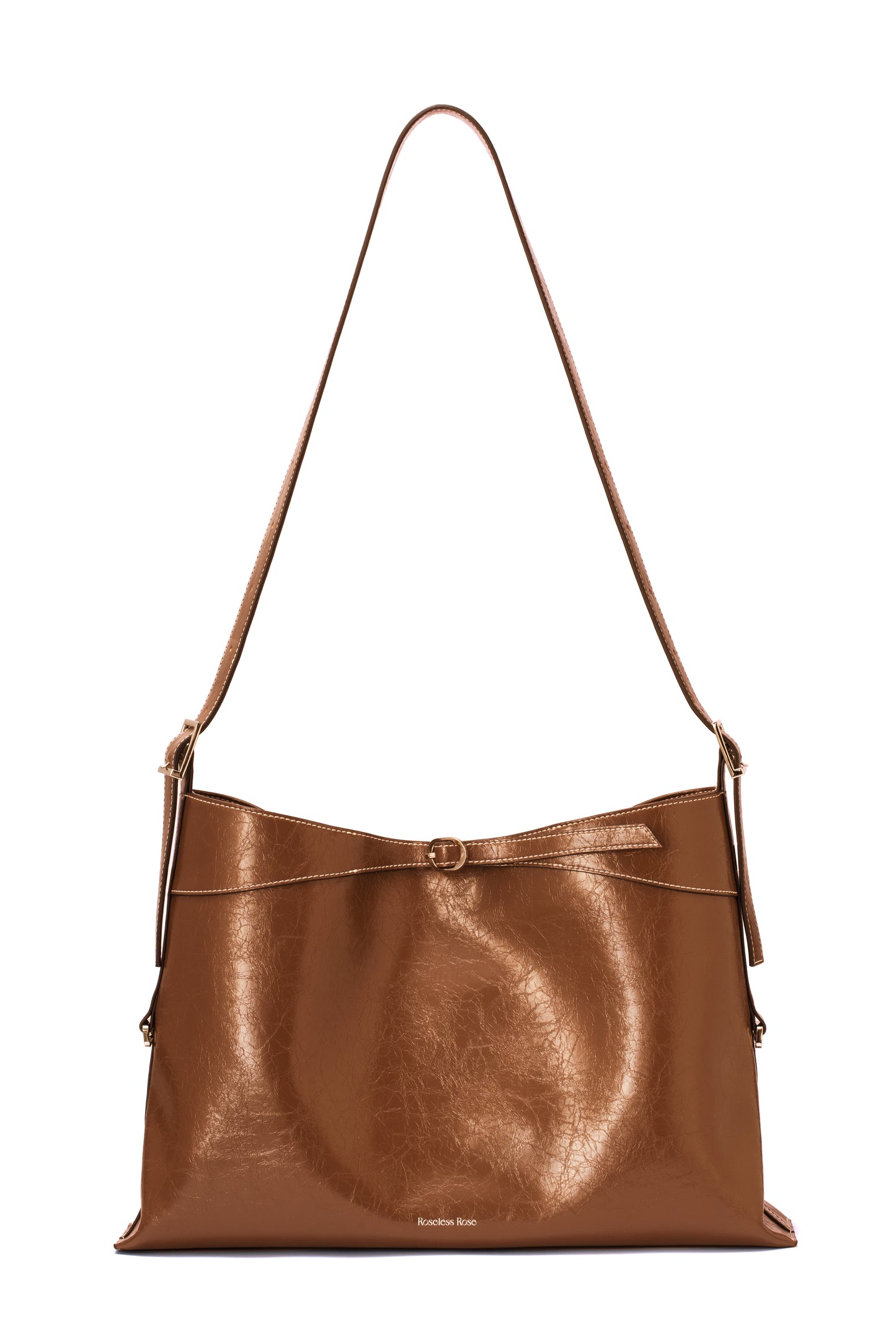 Medium Roseless Tote Bag (New Version) - Brown